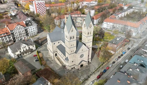 Model 3D Kościoł  w Bytomiu