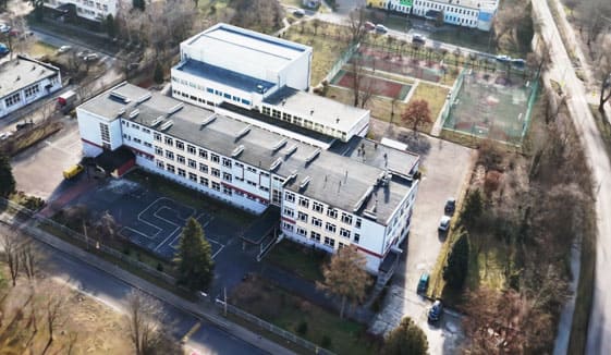 Model 3d budynek szkoły